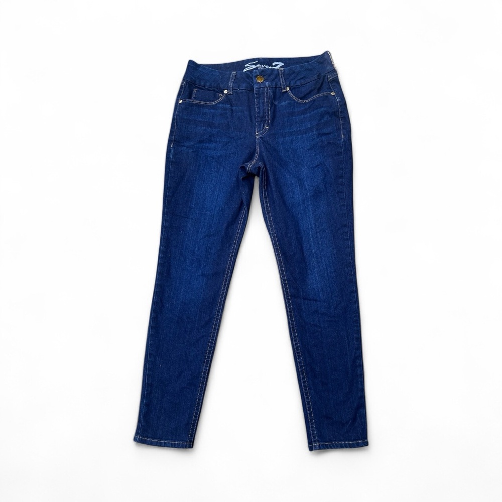 Seven7 Women's Dark Blue Skinny Jeans